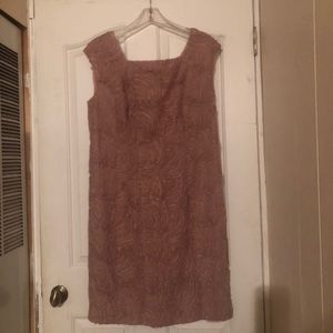 Beautiful dress with embellishments sewn all over